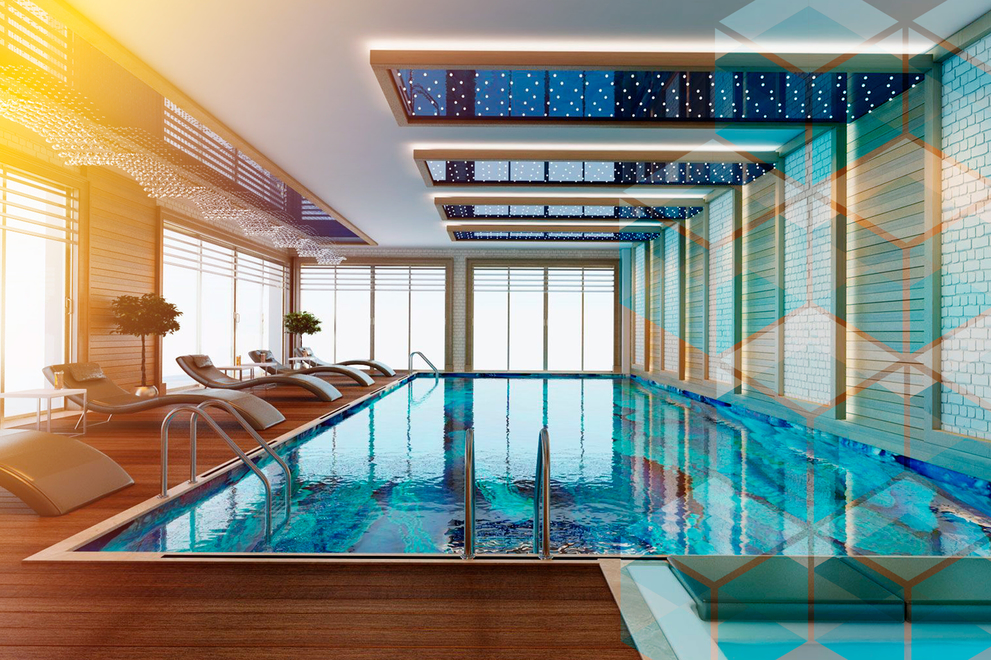 3D CAD swimming pool design