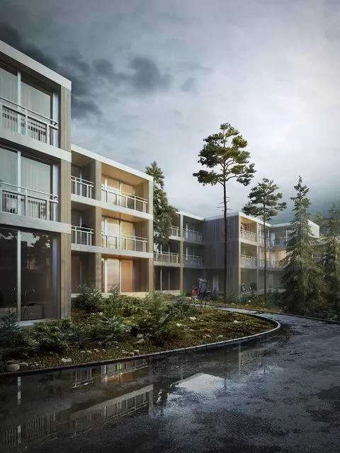 3D architectural rendering