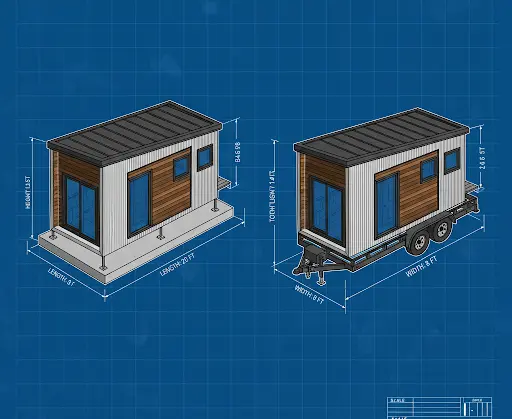 trailer home dimensions