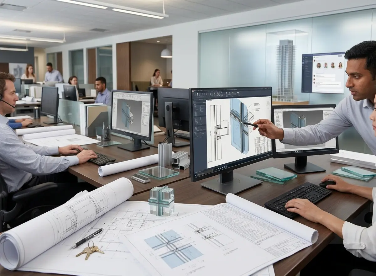 Curtain Wall Shop Drawings