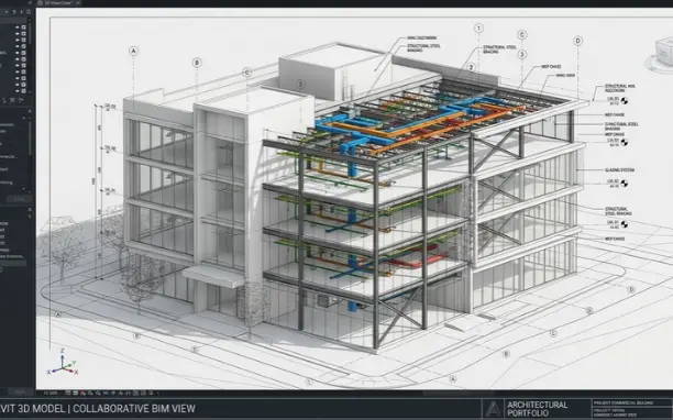 D Revit architectural structure